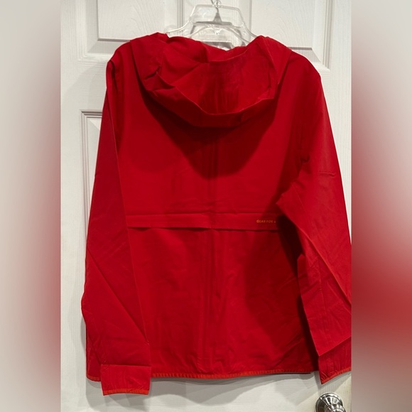 Cotopaxi Men's Large Vuelta Performance Windbreaker Jacket Red UPF 50 NWT - Picture 6 of 8